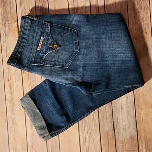 Hudson cuffed croped jeans Size 31.